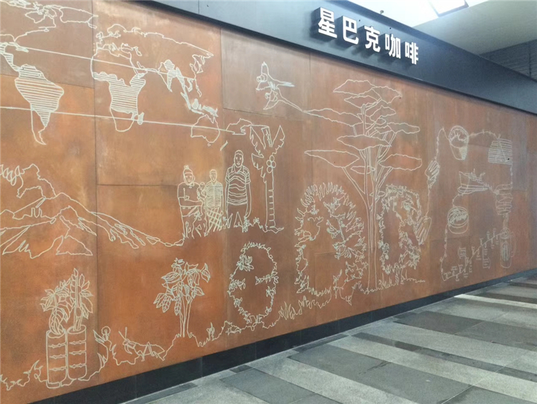 荔湾耐候钢幕墙