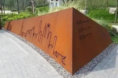 荔湾耐候钢挡土墙